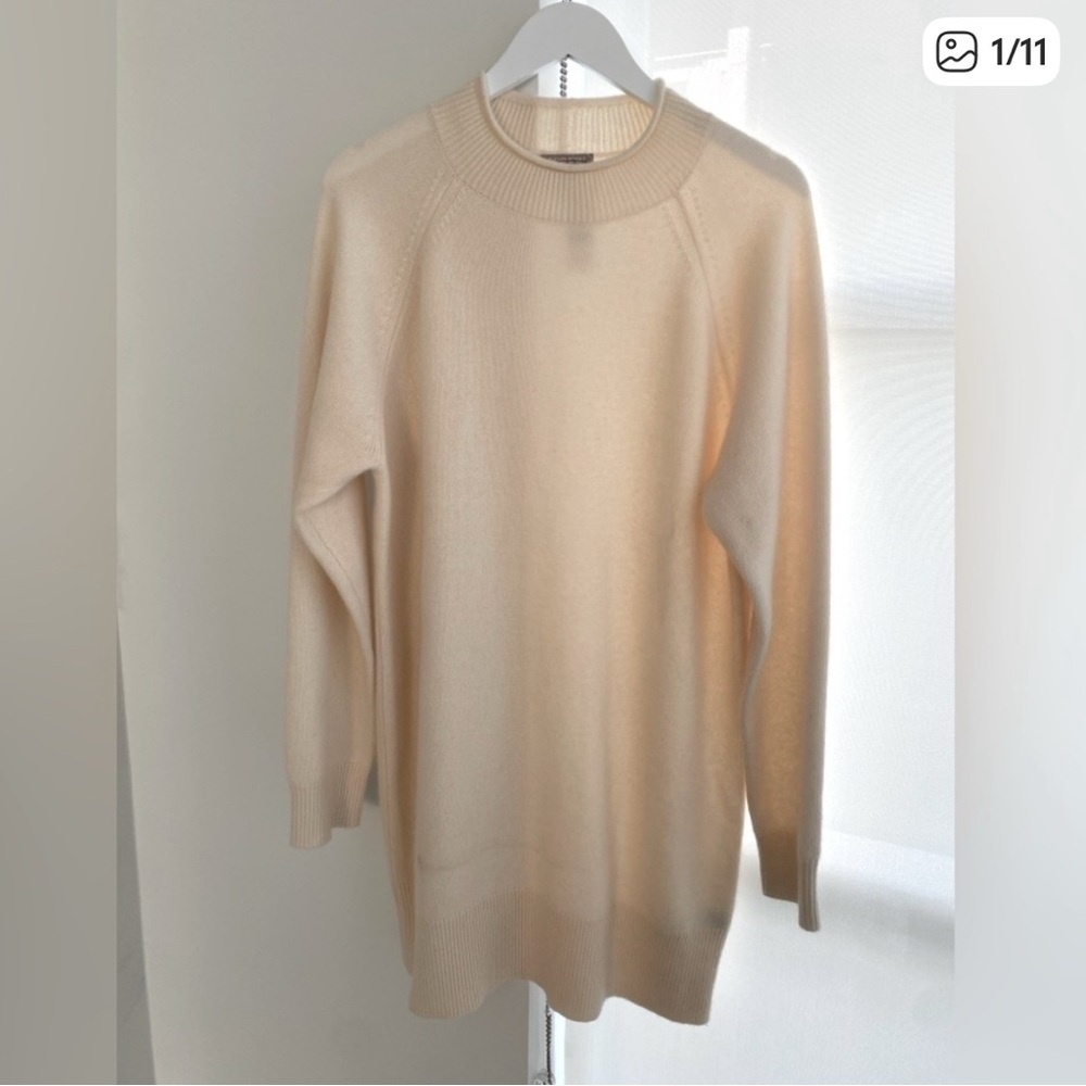 J. Crew Women's Cream Crew Neck Sweater